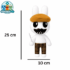 Barney Plush (2) Barney white bunny plush with brown hat and plaid trousers
