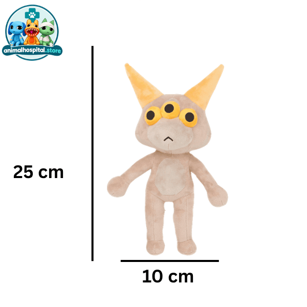 Brown Tree Eye (2) Brown Tree Eye three-eyed plush character toy