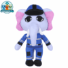 Bubba Bubbaphant Bubba Bubbaphant blue elephant police plush toy