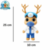 Dr. Harlow deer plush in blue cap and white medical coat