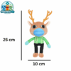 Paramedic plush in a green shirt and black trousers