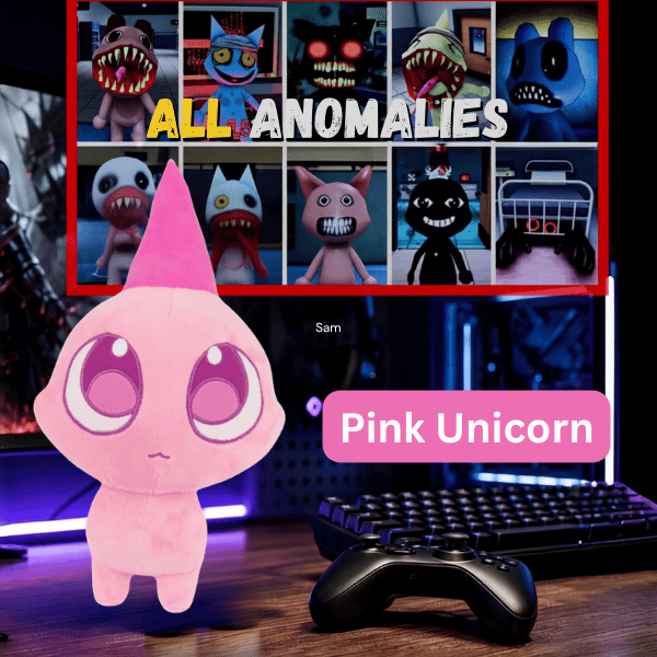 Pink Unicorn plush toy from the Animal Hospital collection