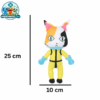 Sam (2) Sam plush toy with party hat and blue gloves