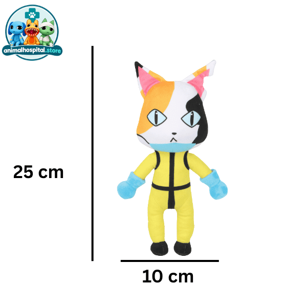 Sam (2) Sam plush toy with party hat and blue gloves