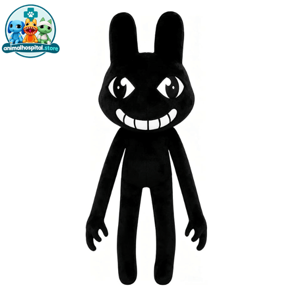 Stalker Black colored stalker in animal hospital anomaly game - plush toy - roblox game character