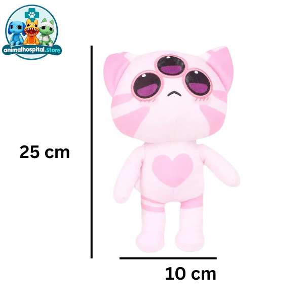 Tiny Anomaly Cupid (2) Tiny Anomaly Cupid pink cat plush with three eyes