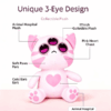 Tiny Anomaly Cupid (3) Tiny Anomaly Cupid pink cat plush with three eyes