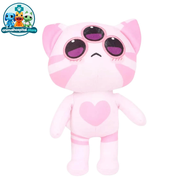 Tiny Anomaly Cupid Tiny Anomaly Cupid pink cat plush with three eyes
