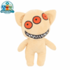 Tree Eye plush toy with several orange eyes and a toothy grin