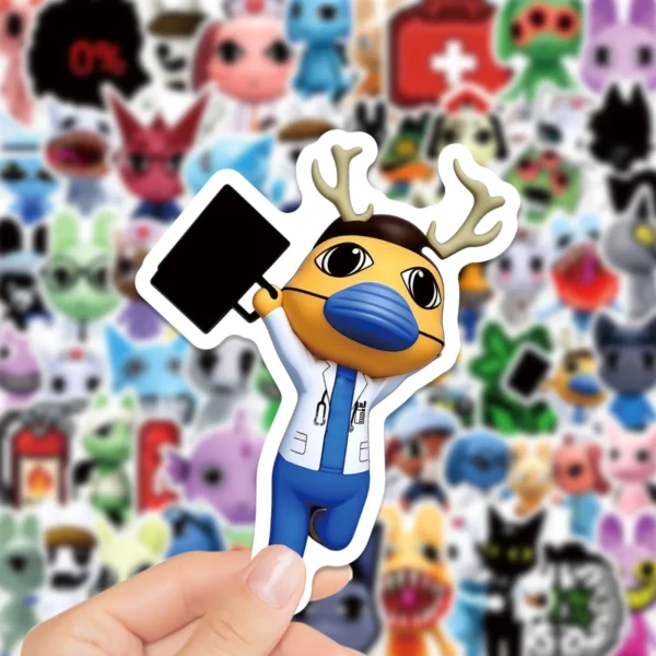 60-piece horror cartoon sticker pack for laptops and phones — Image 4 of 7